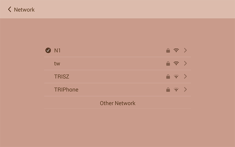 Connects your wifi frame to a valid wifi network Connects your wifi frame to a valid wifi network