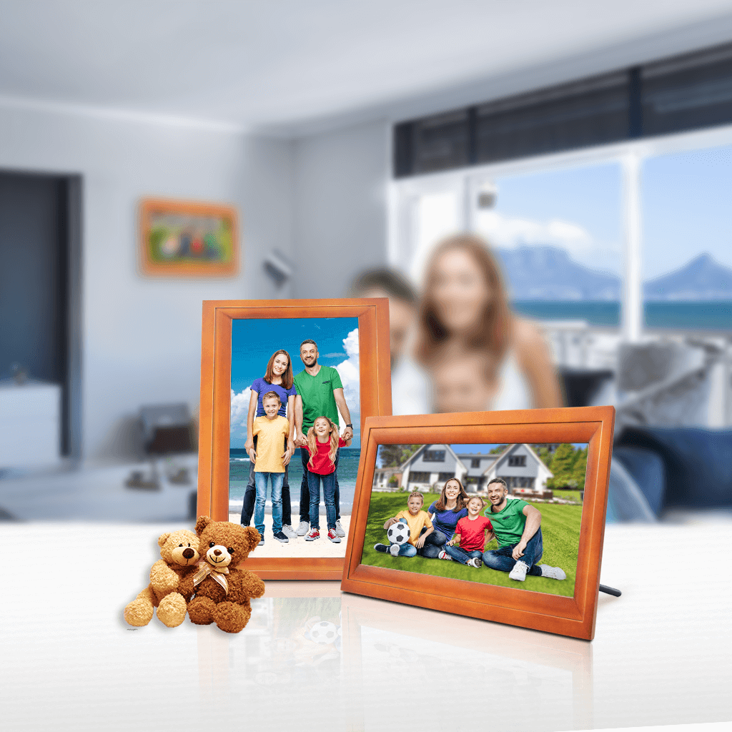 HDGenius wifi digital frame display photos