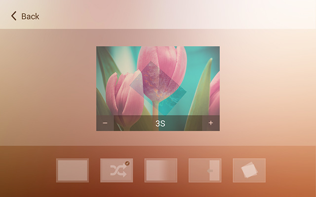 Hdgenius wifi digital photo frame to slideshow photos in random mode