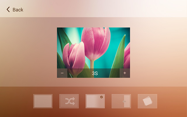 Hdgenius digital picture frame change photos fade out mode