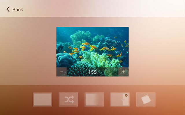Hdgenius digital frame switch photos from right to left